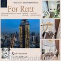 &gt;&gt; Condo For Rent &quot;Park Origin Chula-Samyan&quot; -- 2 Bedrooms 48 Sq.m. 49,000 baht -- View of Chula and the Chao Phraya River, best price!