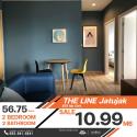 ขายลดราคาพิเศษ คอนโด The Line Jatujak 2 ห้องนอน 2 ห้องน้ำ ไซส์ 56.75 ตร.ม