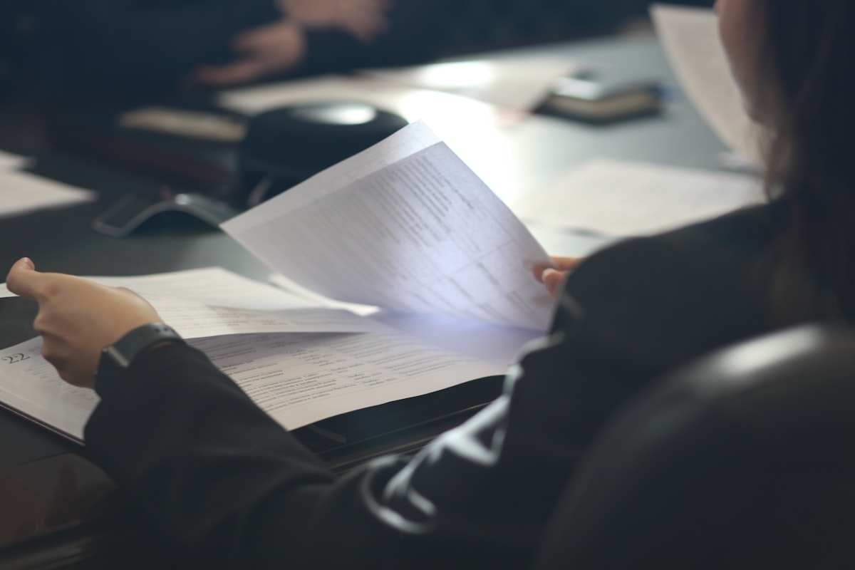 Reviewing a property sales contract